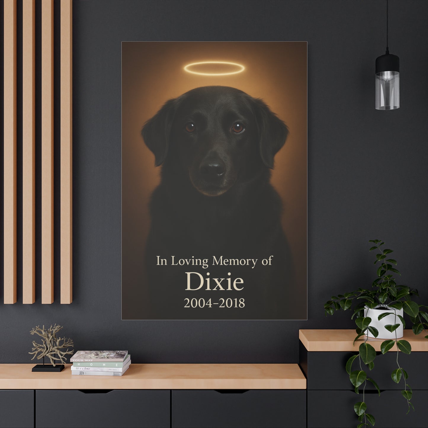 Pet-Humor Prints Memorial Painting (Canvas)