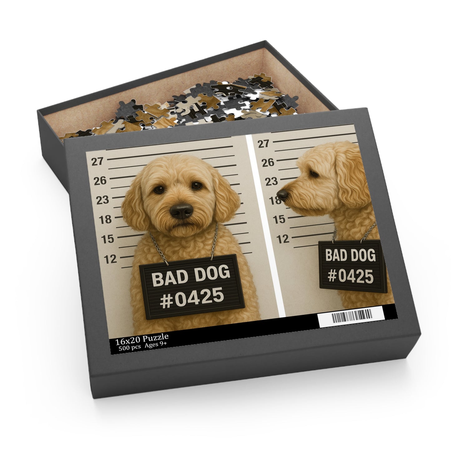 Pet-Humor Prints Muttshot Puzzle (120, 252, 500-Piece)