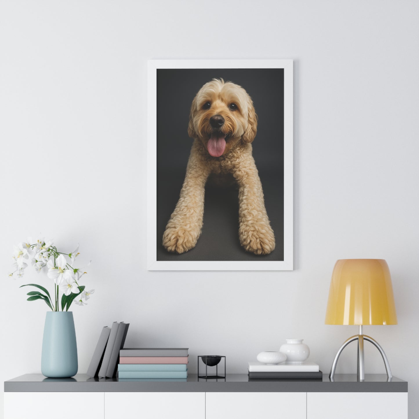Pet-Humor Prints Professional Head-shot Framed Artwork