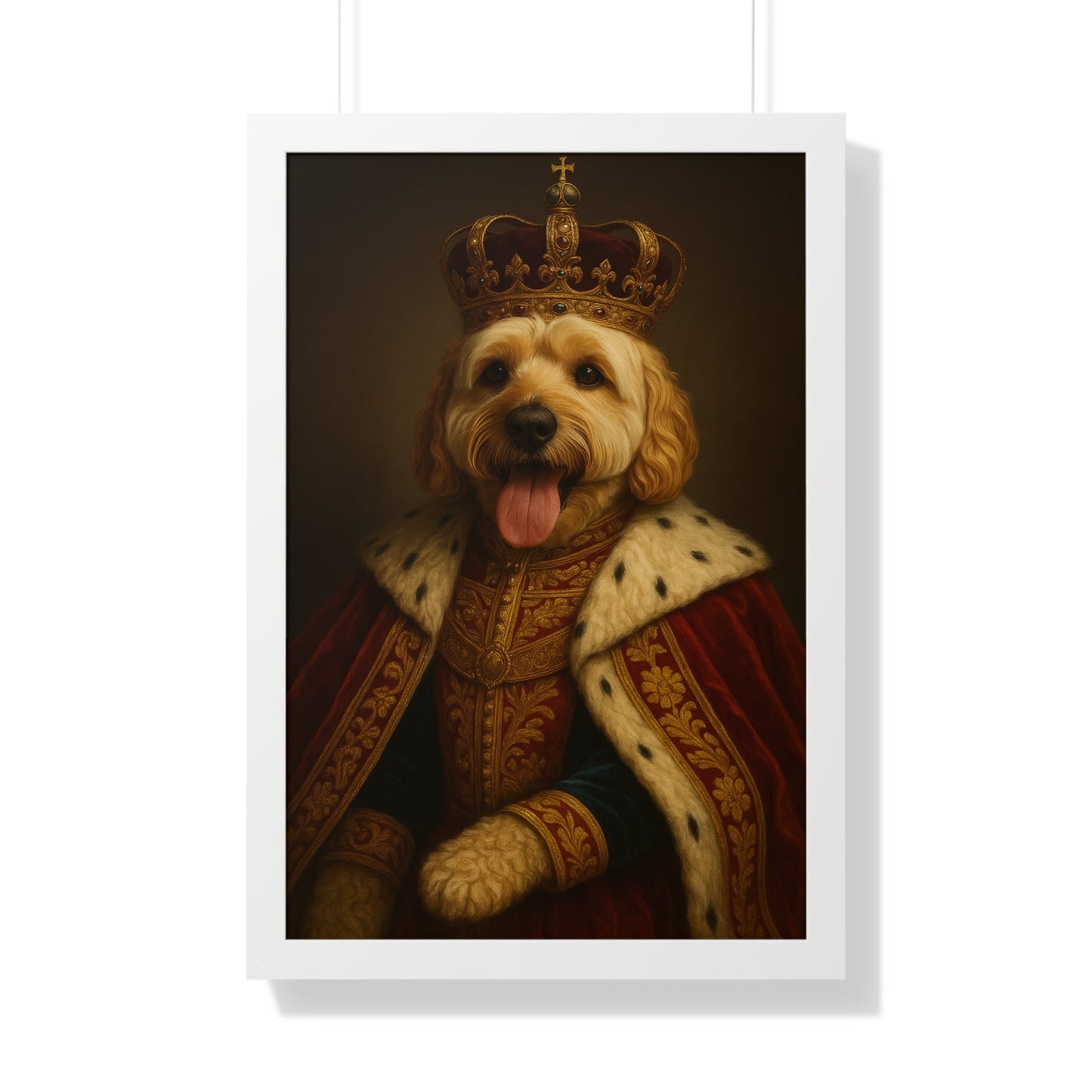 Pet-Humor Prints Noble Pup Framed Artwork