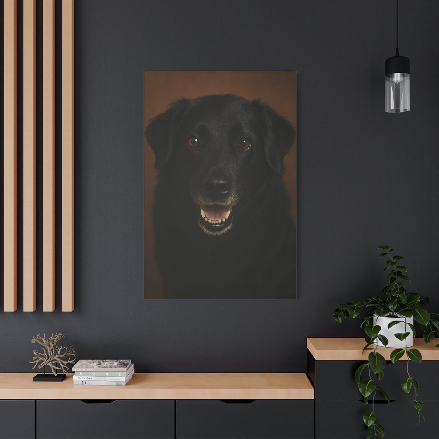 Pet-Humor Prints Dog Portrait (Canvas)