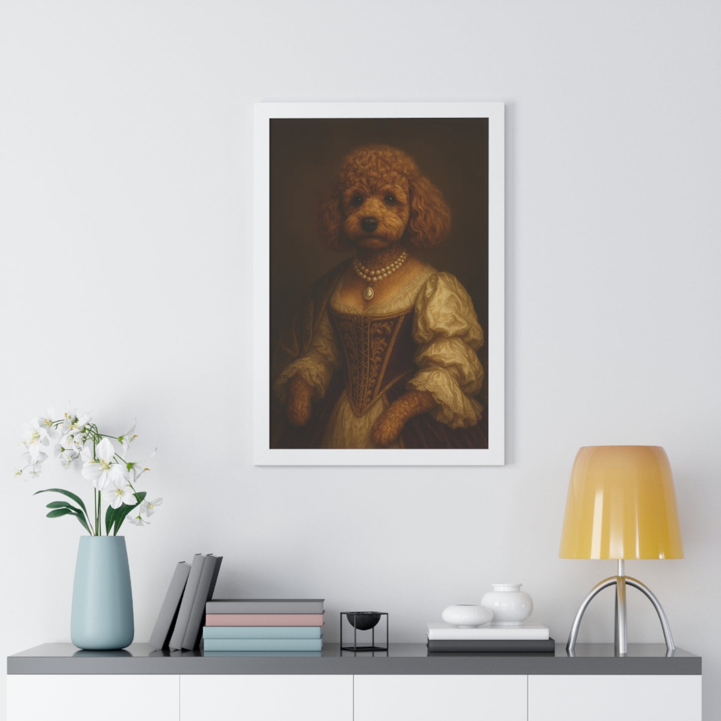 Pet-Humor Prints Duchess of Barkington Framed Artwork