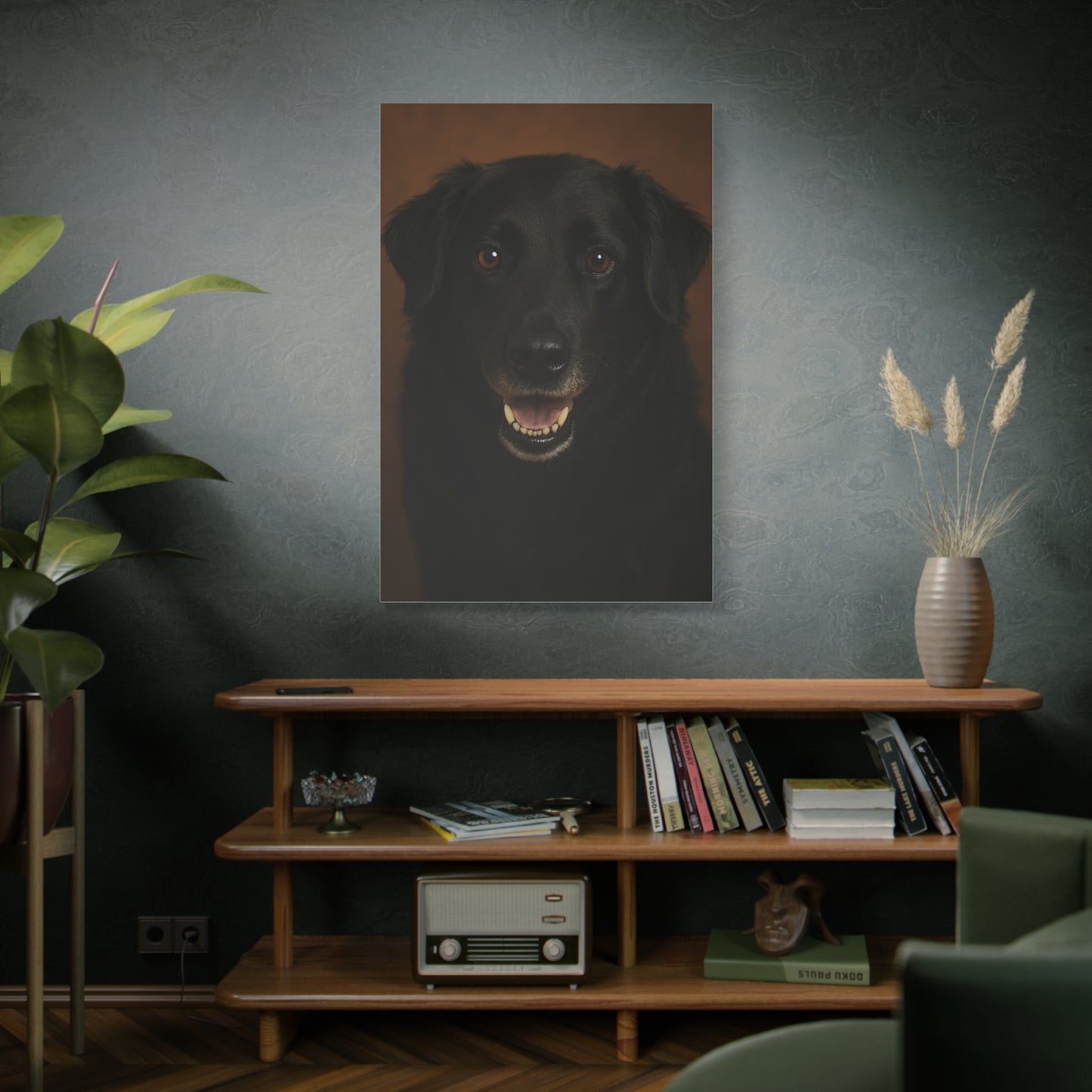 Pet-Humor Prints Dog Portrait (Canvas)