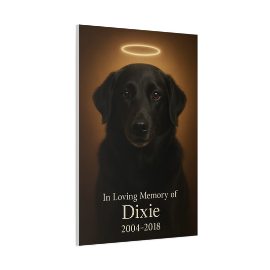 Pet-Humor Prints Memorial Painting (Canvas)