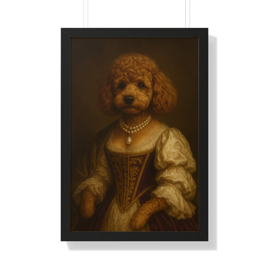 Pet-Humor Prints Duchess of Barkington Framed Artwork