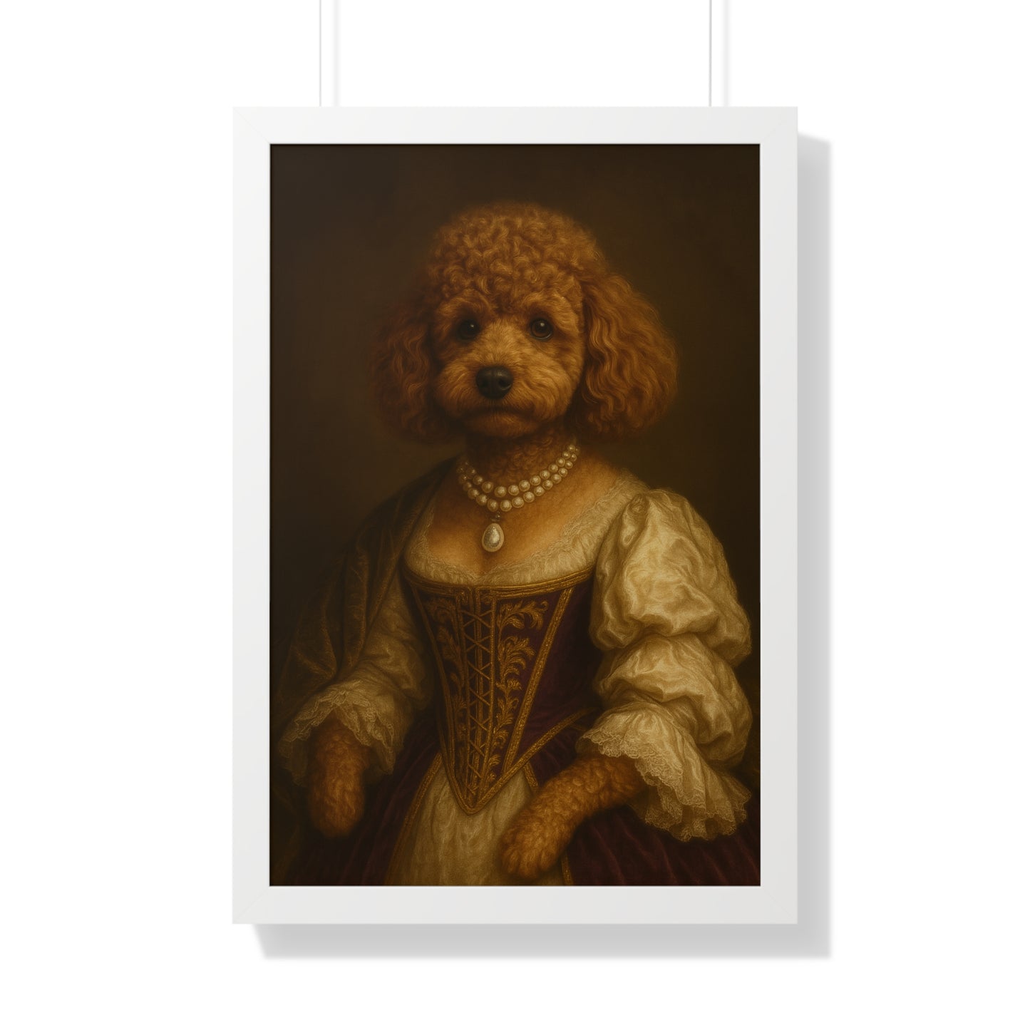Pet-Humor Prints Duchess of Barkington Framed Artwork