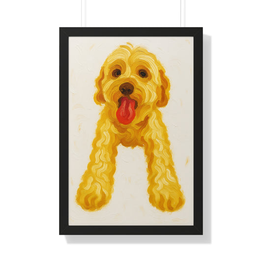Pet-Humor Prints Painted Portrait Framed Artwork