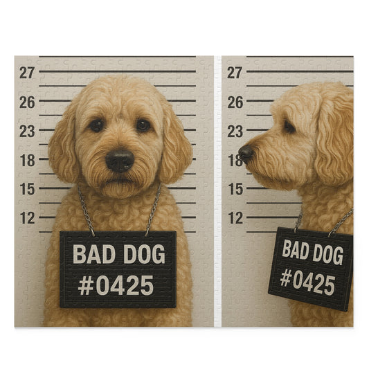 Pet-Humor Prints Muttshot Puzzle (120, 252, 500-Piece)