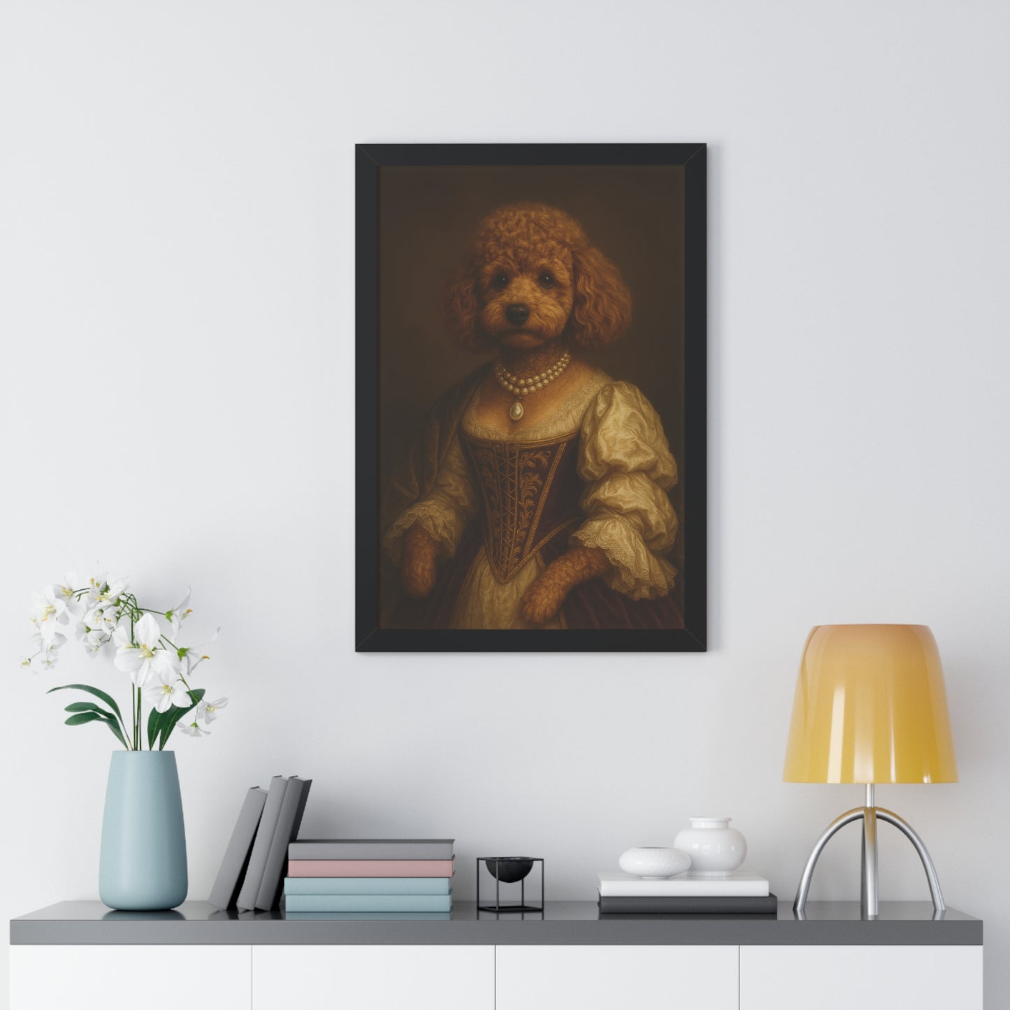 Pet-Humor Prints Duchess of Barkington Framed Artwork