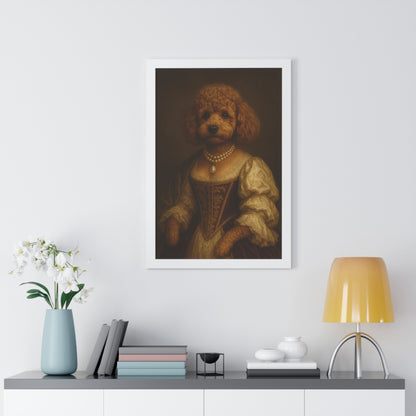 Pet-Humor Prints Duchess of Barkington Framed Artwork