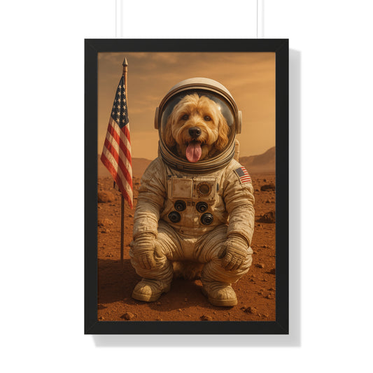 Pet-Humor Prints Mars Rover Framed Artwork