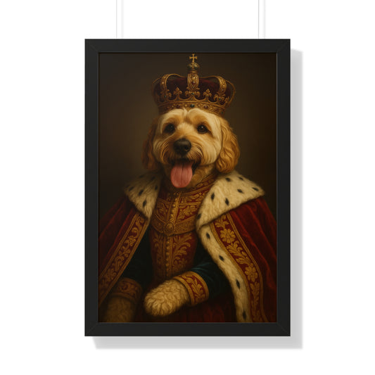 Pet-Humor Prints Noble Pup Framed Artwork