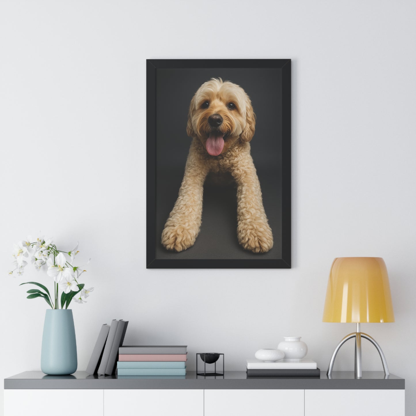 Pet-Humor Prints Professional Head-shot Framed Artwork